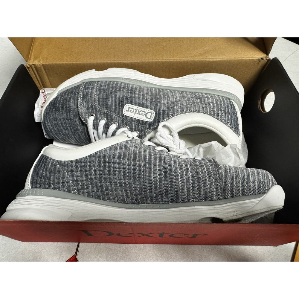 Women’s Bowling Shoes Size 8 NIB Dexter Ainslee Grey/White